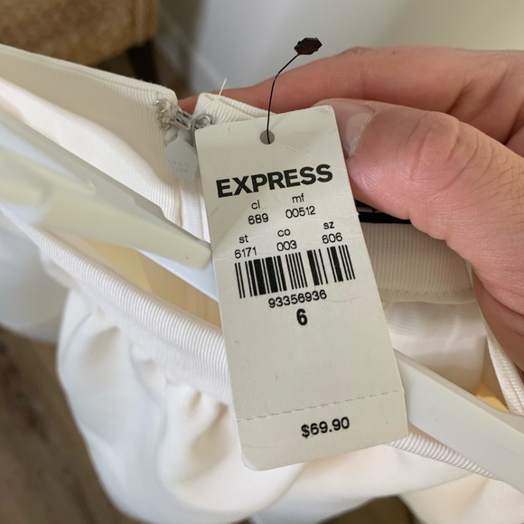 Express Cream A-Line Skirt - Picture 2 of 2